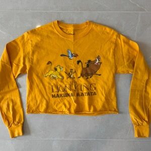 Lion King Hakuna Matata Yellow Sweatshirt